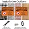 Signmission No Forklifts Beyond This Point With Symbol, 10 in W x Rectangle, Plastic OS-2PACK-WS-P-710-L-12268 - alternate 3